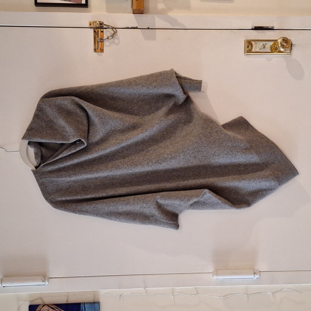 Asymmetrical, luxurious, 100% CASHMERE top from GARNET HILL